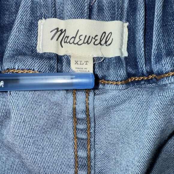Madewell Women's Size XLT Pull-On Relaxed Tapered Leg Jeans - Picture 3 of 9